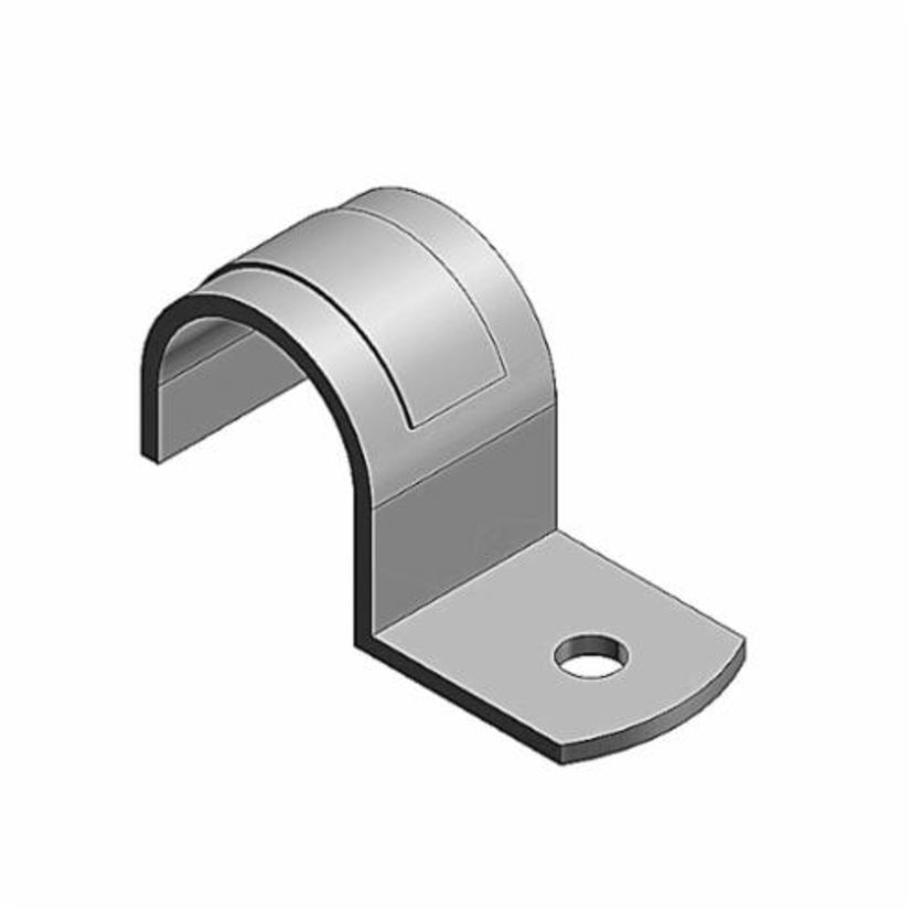 Steel City HS102-SS 1-Hole Pipe Strap, 3/4 in Conduit, Steel